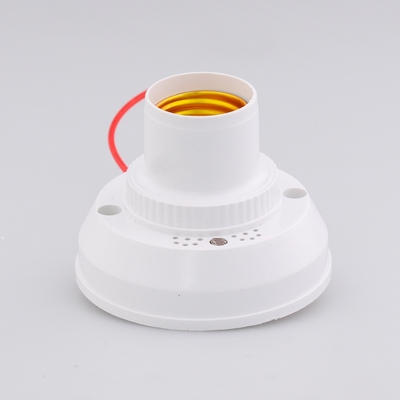 灯座楼道感应声光控开关延时x声2灯头led能节灯e控7螺口.