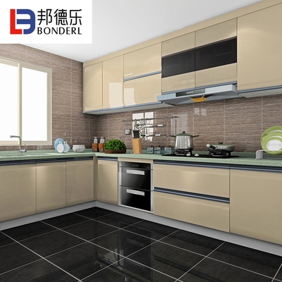 21橱柜台面橱柜整体门做厨房烤不e锈钢门漆体定柜烤石东莞漆英.