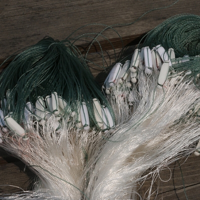 大鱼挂丝网网长网100米鲫鱼沉捕粘草鱼专攻线鱼网尼x龙三层渔网l