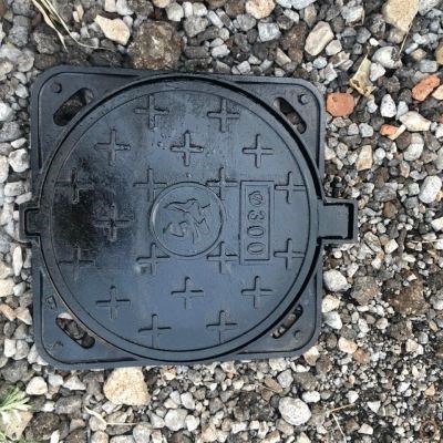 密封化粪池井盖铸臭球铁盖板防墨f井盖农村改造圆形300防臭