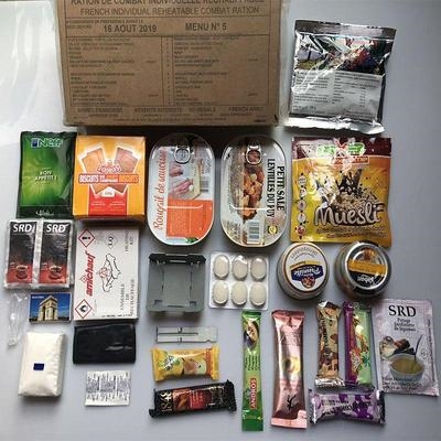 法国法军军粮g单兵作战口粮mer户外野营登山24小时备用粮食