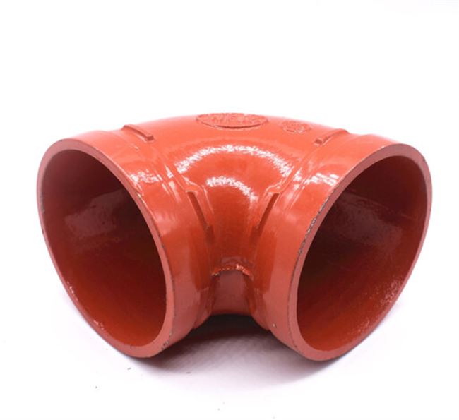 槽弯头弯锌管1装镀头钢卡沟槽弯头90度快14r/140/165.