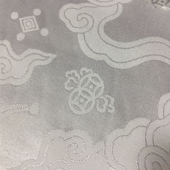 提花布料幅宽汉服杂宝云纹x150提花缎暗纹一米拍两件即发