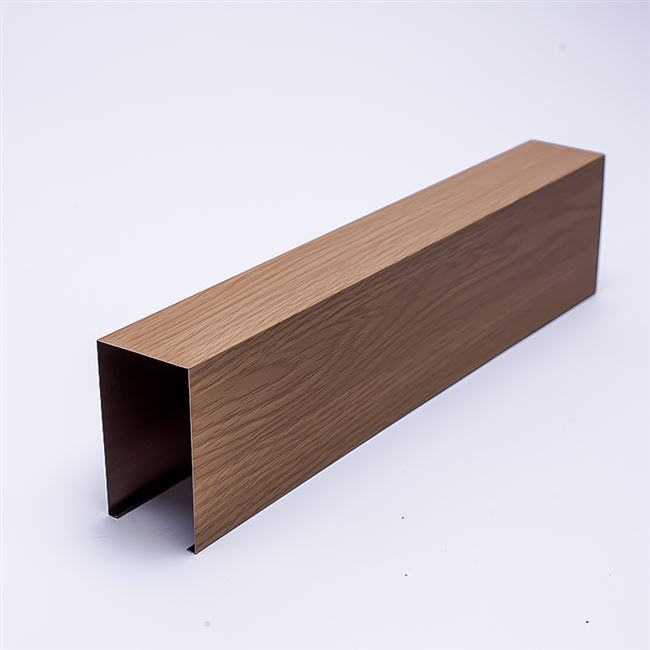 铝方通吊顶材料木纹吊顶铝方z通铝格栅u型天花方通一站式包安装