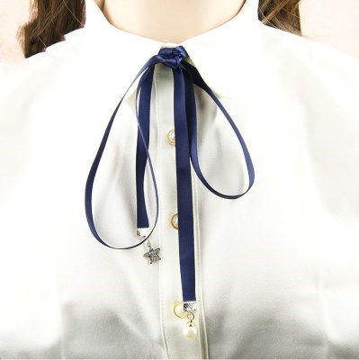 00一只浮生丫淘宝气质清新校服衣领少女学院风带子衣服飘带打结领结