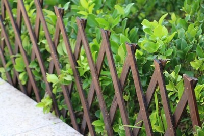 阳台网格防腐木h围栏栅栏户外实木篱笆网片隔断爬藤上墙花架小花