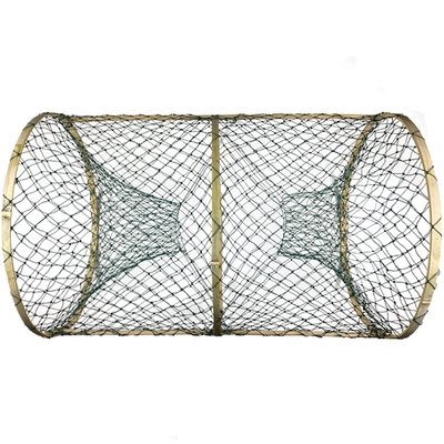 i圆形竹笼花篮抓鱼淡水套装网y眼自动折叠捕鱼笼逮鱼笼捕大号圆笼