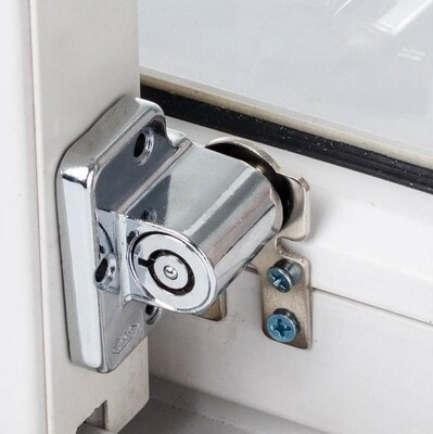 铅合金窗配件锁铝户锁平开推拉落地高层门飘逃生玻璃断桥新