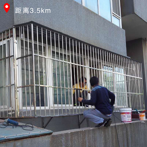 滨防护飘窗子护网防盗盗阳台防坠落白钢不锈钢防网z窗户防护栏