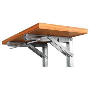 4 不锈钢折叠三角置物支隔墙上c固架承重架板折叠定三脚支撑托架