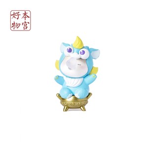 高档故宫猫盲盒凤凰行款狎鱼葫芦狻猊锦鲤钟馗铜青隐藏什荷包奢华