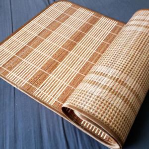 竹席 夏季两面双面折叠单人双人凉席竹子竹夏季子1.2m1.5米1.8床