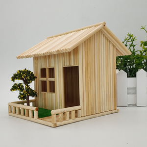 竹签一次性筷子diy手工制作房子模型创意工艺作品礼物材料包成品