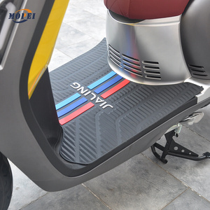 适用嘉鹏布加迪125摩托车脚垫嘉陵橡胶防滑脚踏板垫子改装配件