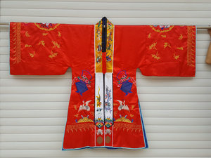 正一道教服装道教法器道教用品道袍 道服高功法衣五雷衣红色