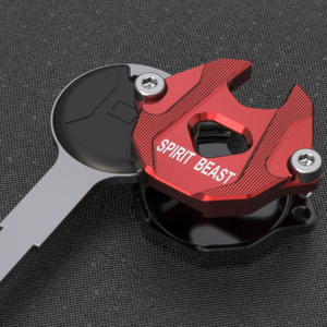 适用速珂TC钥匙头改装电动摩托车SOCOTS车匙盖壳装饰遥控锁匙盖套