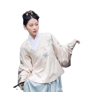 窈窕女装#同舟汉服青帝短袄