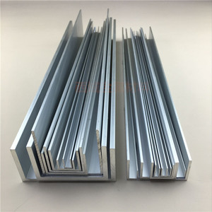 U型铝槽型材包边铝槽导轨卡槽玻璃固定铝合金槽条U形轨道凹型铝材