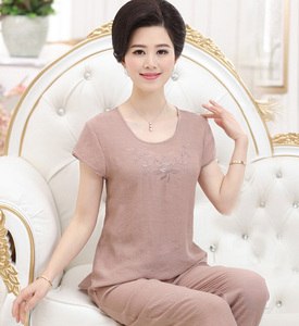 牛仔服套装妈妈装-淘宝拼多多热销牛仔服套装妈妈装货源拿货