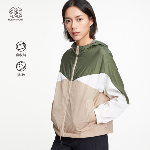 kolonsport外套防晒衣薄上衣户外女士上装防紫外线衣女皮肤衣