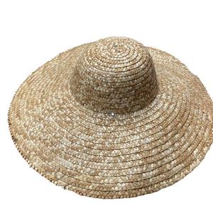 草编男女园艺农家编制田间麦秸劳保遮阳帽麦秆农民草帽农夫