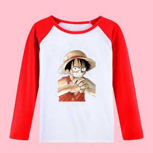 360人付款淘宝海贼王春季长袖t恤男女纯棉卫衣乔巴索隆路飞衣服宽松薄