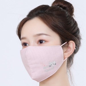 口罩女女神时尚棉全脸秋冬口卓全棉透气口照冬季骑行保暖防寒