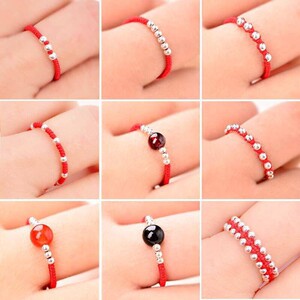 转运珠戒指女编织手编