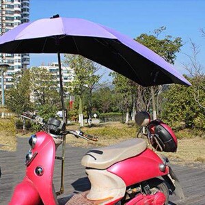 电动摩托车晴雨伞加长