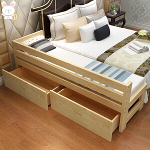 大床边加小床 拼接平接床亲子儿童婴儿加长拼接条床不够宽加 延边