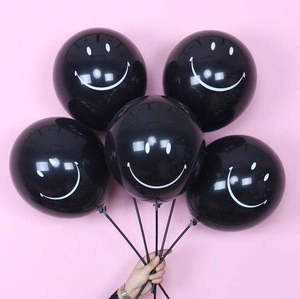 气球笑酒吧上劲黄色加厚笑脸寸黄色笑脸气球婚礼装饰场景生日聚