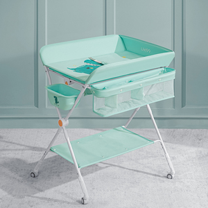 礼意久久尿布台婴儿床护理台新生宝宝抚触洗澡可折叠…杭州自提
