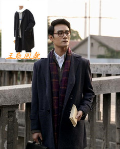 同款货源a阿玛呢淘宝伪装者王凯同款高端双面羊绒大衣男靳东外套