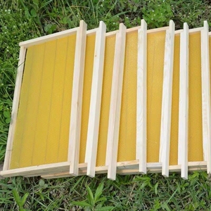 中蜂巢框 42散装42*37*23.5成品巢框中蜂意蜂专用钢丝巢础带泡沫