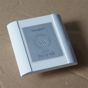 矶谷控制声光控感应开关声控延时开关银色拉丝 86型暗装墙壁开关