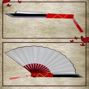 红蝶花嫁扇子