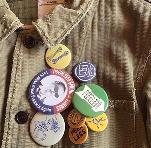 19ss复古胸针中村世纪visvim风格潮牌胸章pin服装配饰ins风