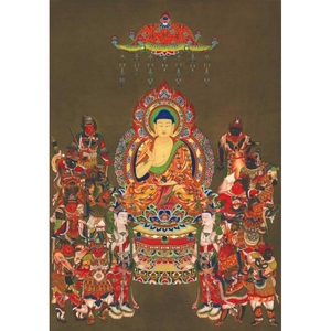 药师佛十二药叉神将五色缕线金刚结手绳 护佑事业 祈福健康长命