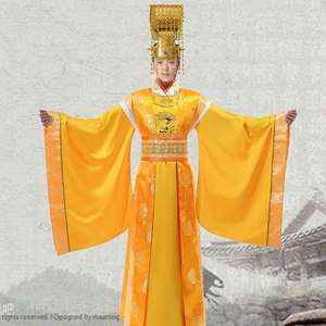 高档古装男唐朝唐代皇帝皇上帝王龙袍衣服唐太宗高宗玉皇大帝演出