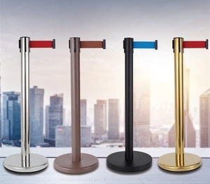 超市阳台加厚警戒隔离线带柱仓库栏杆停车拉绳停车位室外幼儿园