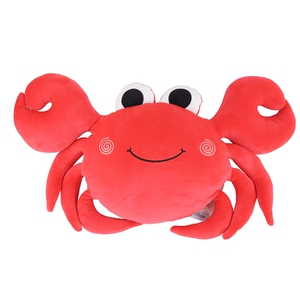 lenle伶俐小龙虾公仔物女柔螃蟹抱枕玩偶生日礼