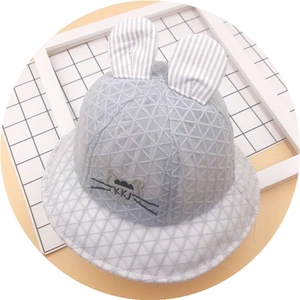 欧洲进口代春夏帽子薄款女宝宝遮阳帽儿童太阳帽女童公主大檐渔夫