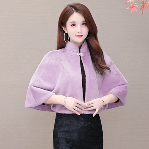 披风外套女短款秋秋冬时尚