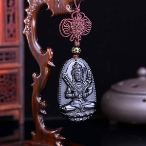 高档开光虚空藏菩萨守护神摆件生肖属牛虎本命佛风水家居室内摆设