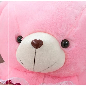 新品1米萌萌可爱大熊粉色蓝色泰迪熊公仔毛绒玩具抱抱熊布娃娃女