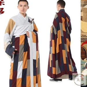国风尚远七侣夏季冰丝百纳衣袈裟祖衣僧服补丁衣僧衣拼接佛教新款