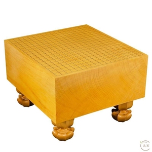 570人付款淘宝吉田日本进口香榧木棋盘89mm后一枚板实木围棋棋盘255本