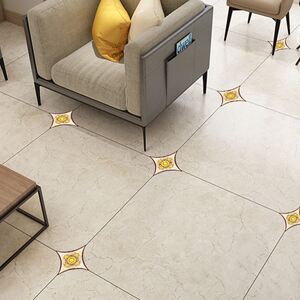 u地板墙贴纸贴花耐磨美缝地贴家居地板砖大厅自粘瓷砖装饰角贴缝