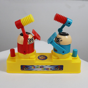 桌面游戏益智玩具双人解压儿童对打机pk互锤对战打架机器攻亲子动