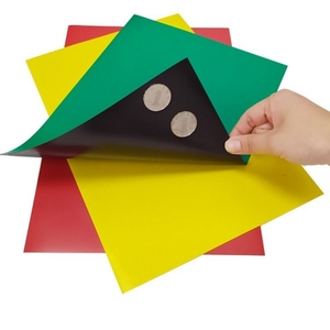 教学教具软磁片磁铁贴片a4彩色磁片10张 吸铁石黑板磁贴磁性贴.